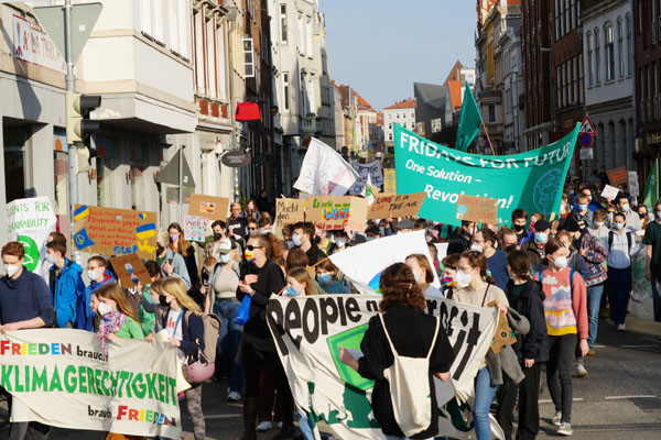 Fridays for future Lübeck unterstützt die Demonstration in Brunsbüttel. Symbolbild: Archiv/JW