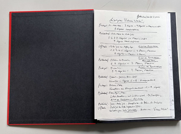 Das Manuskript wird in kommenden Ausstellungen zu sehen sein. Foto: Günter Grass-Haus