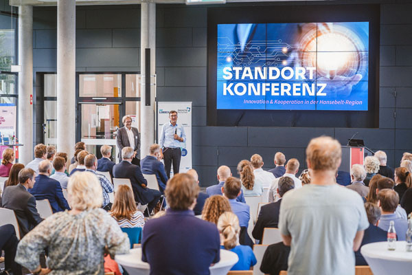 Der Hanse Innovation Campus Lübeck hatte am Montag zur Standortkonferenz eingeladen. Foto: Guido Kollmeier