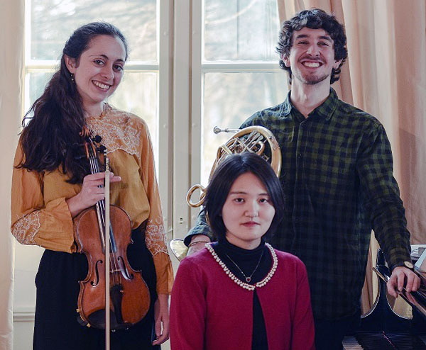 Celia Rebate, Ayaka Shimizu und Fernando Casado spielen Werke von Brahms und Strauß. Foto: MHL