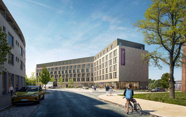 Das neue Hotel soll Anfang 2024 eröffnen. Bild: Hamburger Architektur- und Planungsbüro agn leusmann