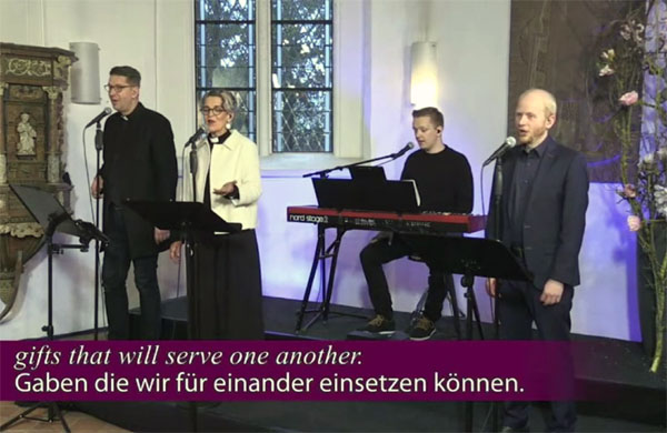 Zum Gründonnerstag übertrug Bibel TV den Gottesdienst aus Lübeck.