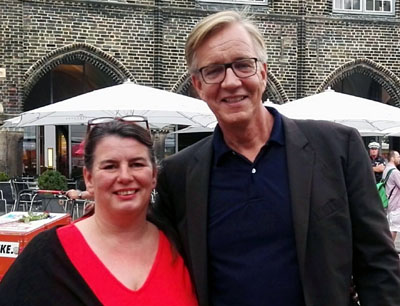 Dietmar Bartsch - hier mit Katjana Zunft, Fraktionsvorsitzende der Linken in der Bürgerschaft - kommt am Donnerstag nach Lübeck. Foto: Linke/Archiv