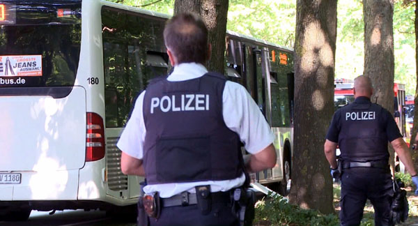 Im Juli 2018 verletzte ein psychisch kranker Mann in einem Bus in Lübeck mehrere Fahrgäste. Foto: Archiv
