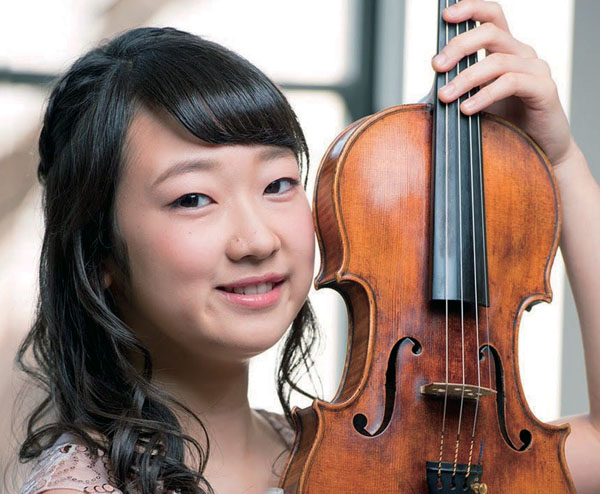 Die Violinistin Saki Tozawa hat den 59. Possehl-Musikpreis gewonnen. Foto: MHL
