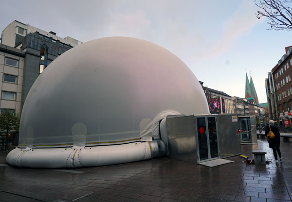 In diesem Jahr gibt es wieder ein 360 Grad-Kino auf dem Klingenberg. Foto: JW/Archiv