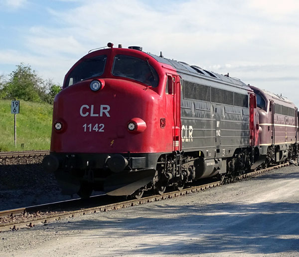 Zum Einsatz kommt die historische dänische Lokomotive NOHAB. Foto: Veranstalter