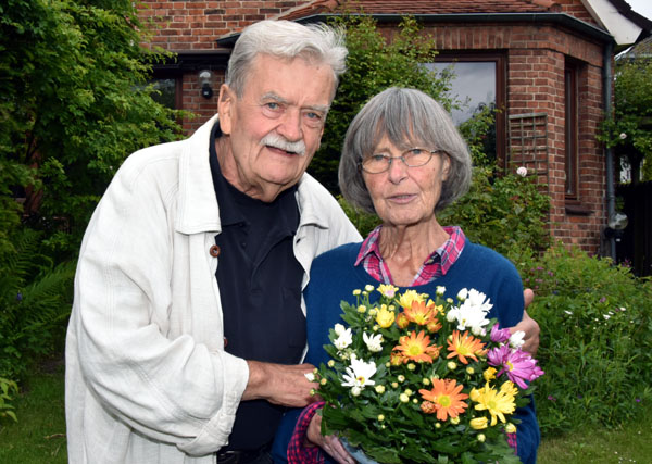 Gerhard Olschewski feierte am Montag mit Frau Heidemarie und Familie seinen 80. Geburtstag. Fotos: Holger Kasnitz