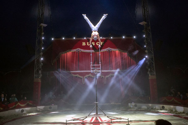Der Circus Paul Busch gastiert auf dem Lübecker Volksfestplatz. Foto: Veranstalter