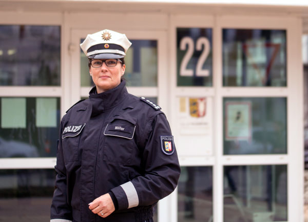 Astrid Möller ist jetzt Leiterin des 2. Polizeirevieres in Lübeck. Foto: Polizei