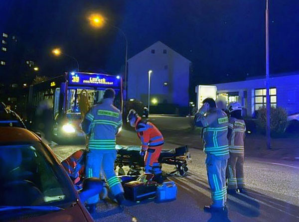 Der E-Scooter Fahrer wurde schwer verletzt. Foto: Polizei