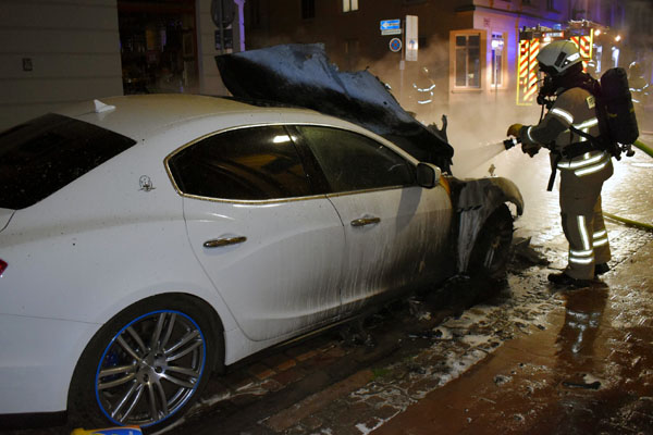 Den Sachschaden schätzt die Polizei auf 85.000 Euro. Foto: Polizei