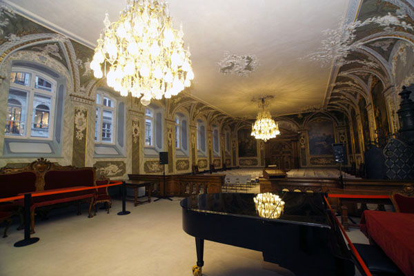 Der Audienzsaal des Lübecker Rathauses. Fotos: JW