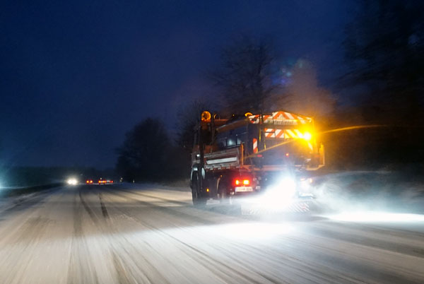18.000 Tonnen Salz stehen für den Winterdienst auf Norddeutschlands Autobahnen bereit. Foto: Archiv/JW