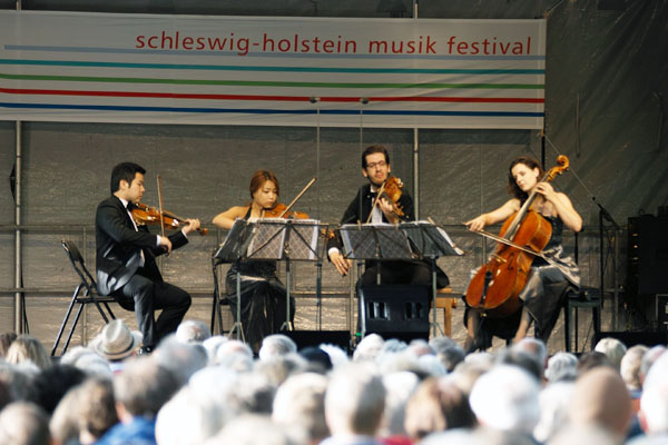 Das Schleswig-Holstein Musik Festival zog am Freitag Halbzeitbilanz.