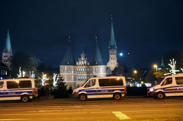 Die Nacht zum 31. Dezember blieb in Lübeck ruhig.