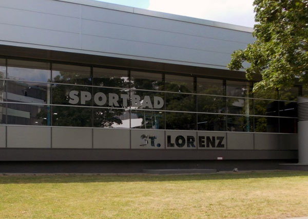 Im Sportbad St. Lorenz finden am Wochenende Meisterschaften statt.