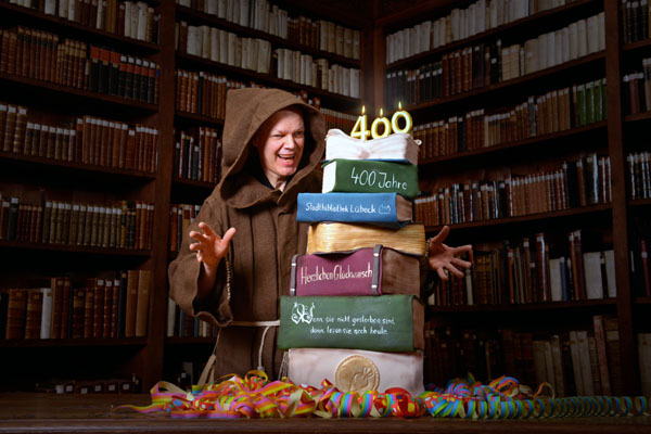Die Stadtbibliothek hat zum 400. Geburtstag ein großes Fest vorbereitet. Foto: HL/Archiv