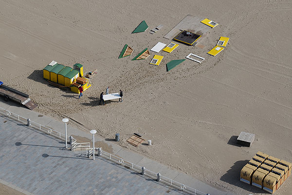 Fünf Strandkorbvermieter haben am Samstag ihr Angebot aufgebaut. Fotos: Karl Erhard Vögele