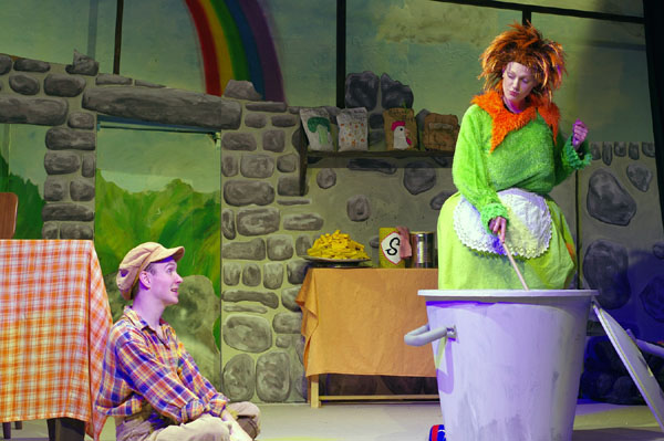 Das Theater am Tremser Teich zeigt am Wochenende die Geschichte von Jack und den Zauberbohnen. Foto: Veranstalter