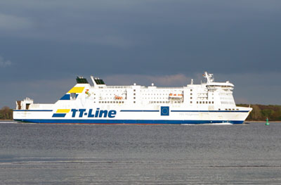 Seit 2015 werden die TT-Line-Schiffe gemäß den Vorgaben der IMO (International Maritime Organization) zur weiteren Reduzierung von Schiffsemissionen betrieben. Foto: Archiv/JW