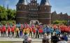 Lübeck feiert die Special Olympics World Games vor dem Holstentor. Foto: mikkii-Eventfotografie