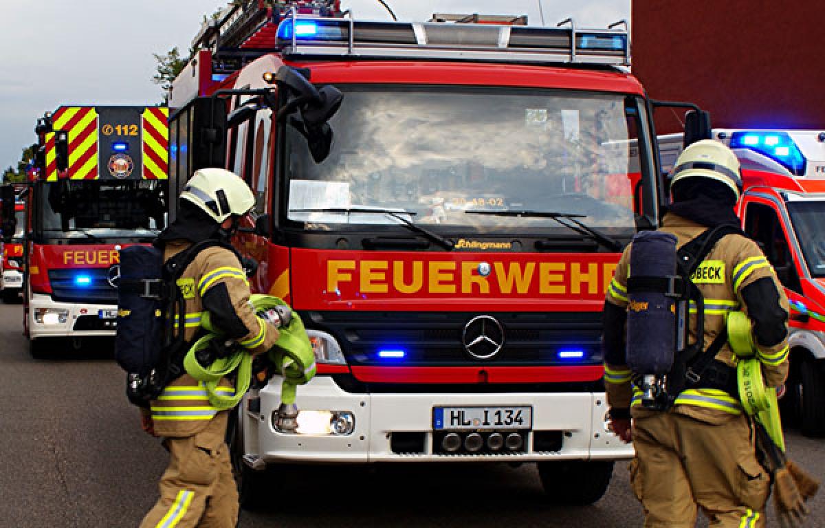 Lübeck live Kellerbrand war schnell unter Kontrolle